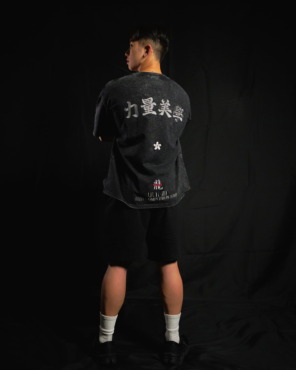 Acid-Wash Oversized Tee - 力量美學